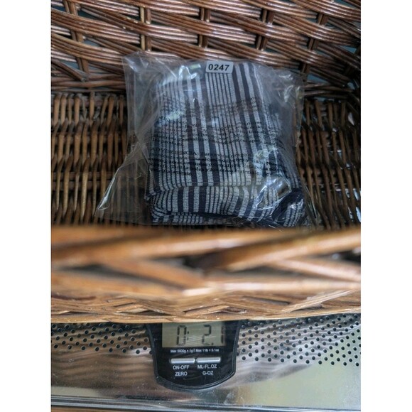 Y2K Navy White Striped Ribbed Knit Tank Top V Neck Cropped Shirt Full Tilt - Picture 6 of 6